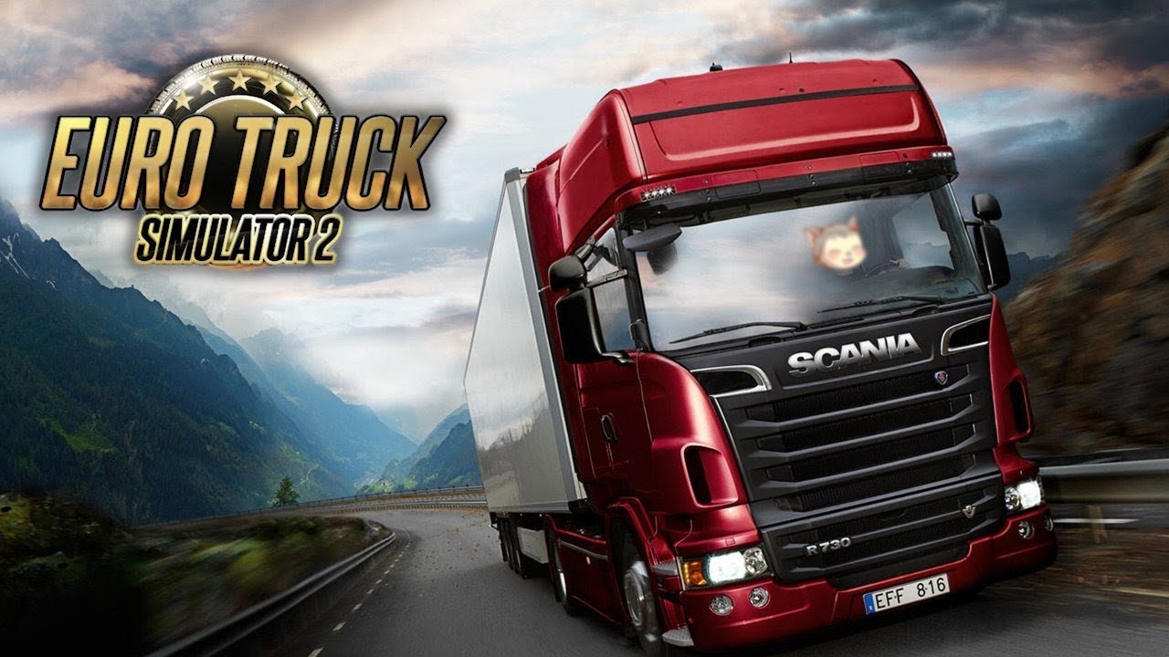 유로트럭2] 옥냥이 코믹 게임실황 1화 - 시청자들과 함께하는 트럭알바 (Euro Truck Simulator 2) - Youtube