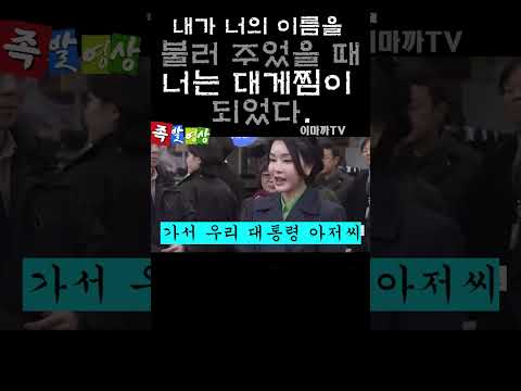 김춘수의 꽃 패러디 : 큰돌이 / 내가 너의 이름을 불러주었을 때, 너는 대게찜이 되었다.