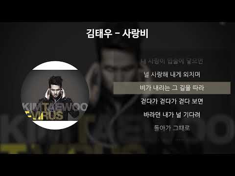 김태우 - 사랑비 [가사/Lyrics]