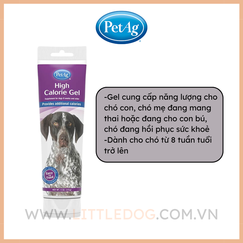 Petag Gel Cung Cấp Năng Lượng Cho Chó - High Calorie Gel 141G