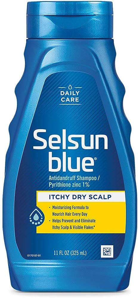 Amazon.Com: Selsun Blue Itchy Dry Scalp Anti-Dandruff Shampoo, 11 Fl. Oz.,  Extra-Hydrating Formula, Pyrithione Zinc 1% : Beauty & Personal Care