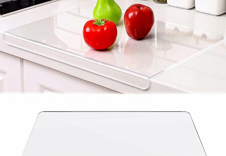 Amazon.Com: Acrylic Cutting Boards For Kitchen Counter, Acrylic Cutting  Board With Counter Lip, Non Slip Clear Cutting Board For Countertop,  Acrylic Cutting Boards For Protector Home Restaurant(18 * 14 In): Home &