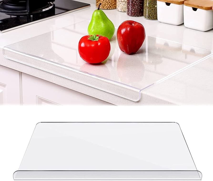 Amazon.Com: Acrylic Cutting Boards For Kitchen Counter, Acrylic Cutting  Board With Counter Lip, Non Slip Clear Cutting Board For Countertop,  Acrylic Cutting Boards For Protector Home Restaurant(18 * 14 In): Home &