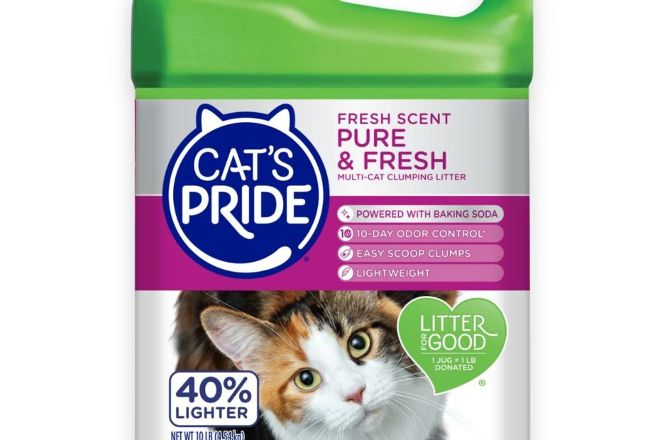 Amazon.Com : Cat'S Pride Premium Lightweight Clumping Litter: Pure & Fresh  - Up To 10 Days Of Powerful Odor Control - Multi-Cat, Scented, 10 Pounds :  Pet Supplies