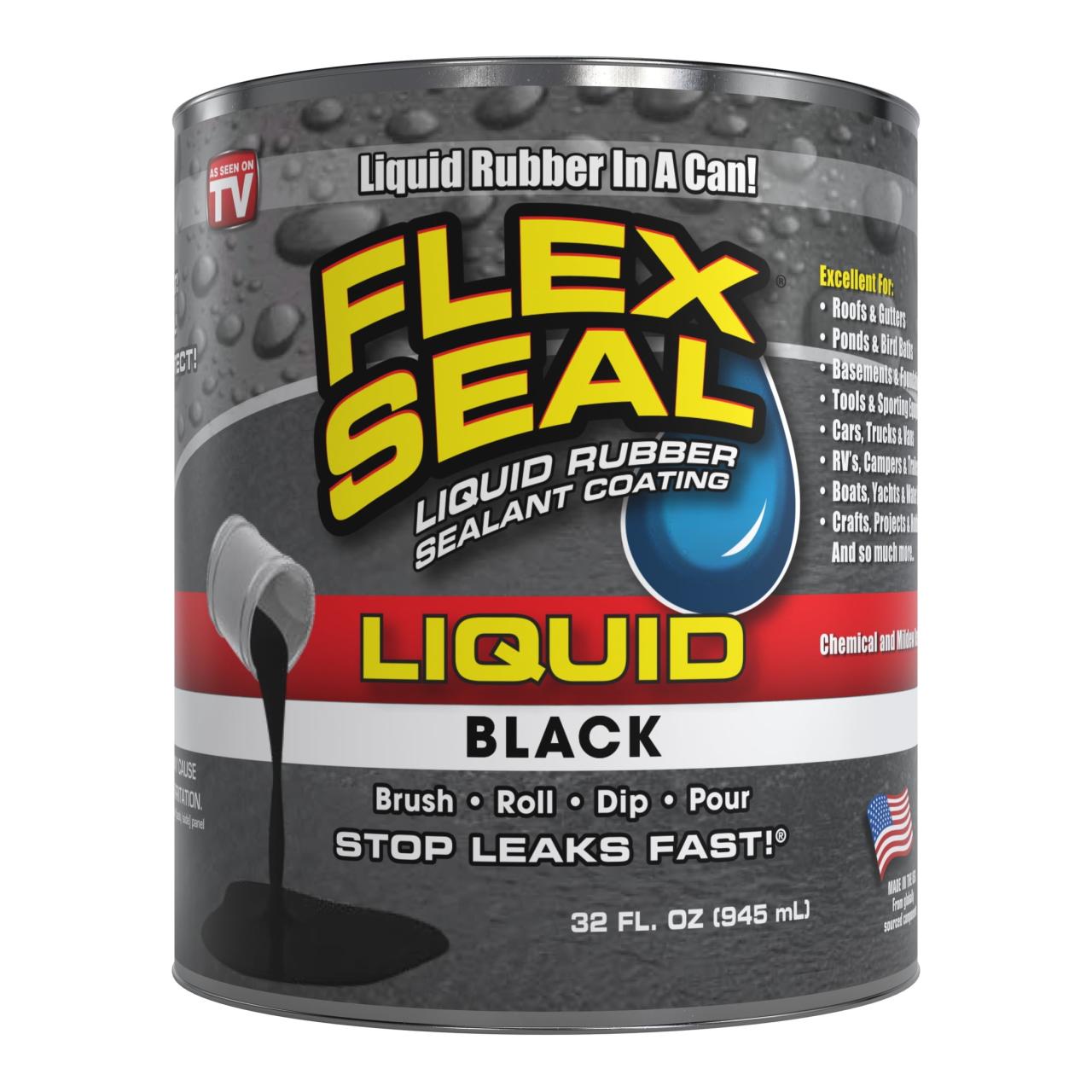 Flex Seal Liquid Rubber Sealant Coating, 32 Oz, White - Walmart.Com