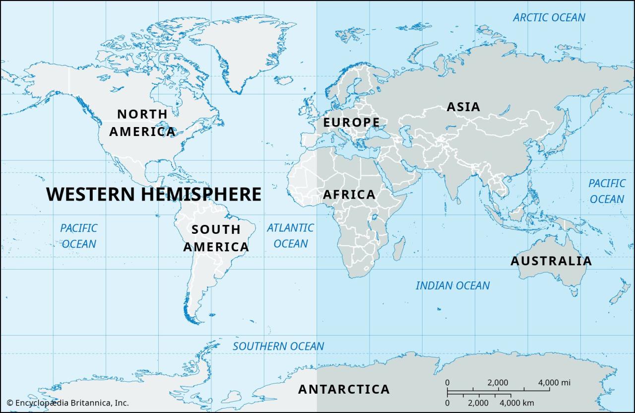 Western Hemisphere | Map, Definition, & Facts | Britannica