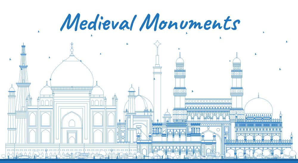 Important Monuments In The Medieval Period