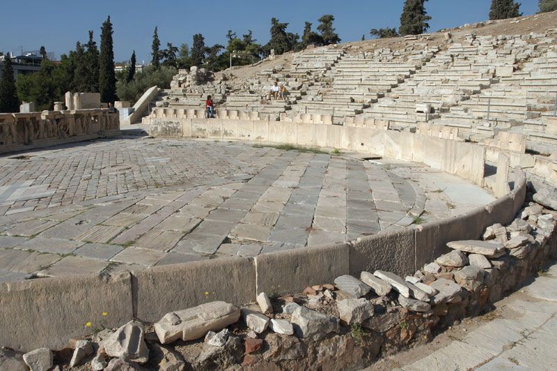 Theatre Of Dionysus | Ancient, Greek, Ruins | Britannica