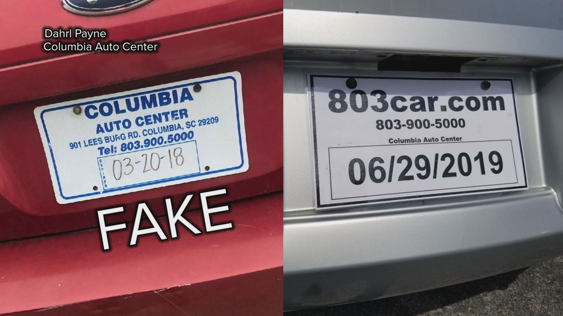 South Carolina Unveils New, Trackable Temporary License Plates | Wltx.Com