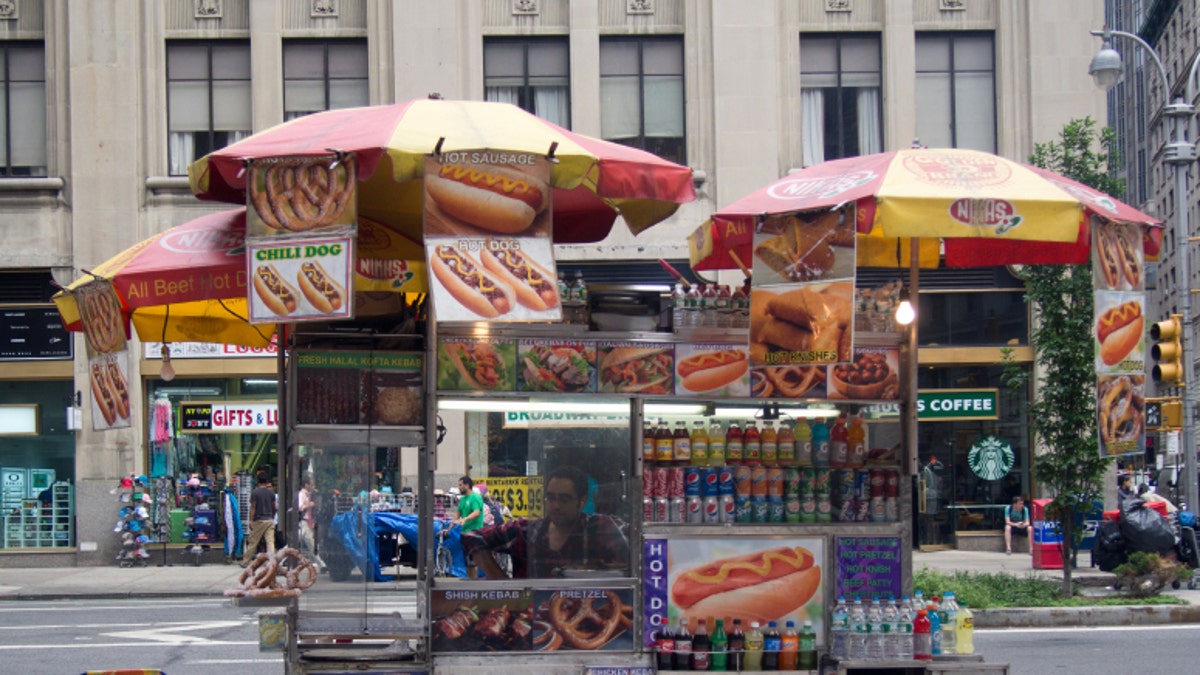 The  Hot Dog: New York Street Vendor Caught Ripping Off Tourists | Fox  News