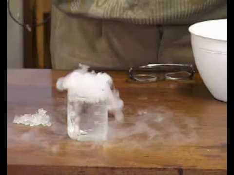 Dry Ice And Wet Ice - States Of Matter - Youtube