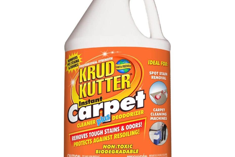 Krud Kutter 1 Gal. Carpet Stain Remover Plus Deodorizer Cr012 - The Home  Depot