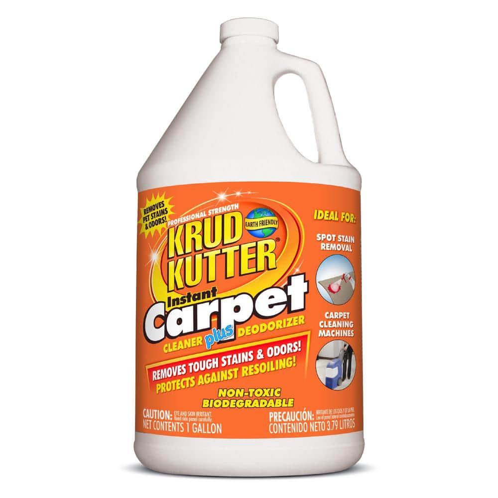 Krud Kutter 1 Gal. Carpet Stain Remover Plus Deodorizer Cr012 - The Home  Depot