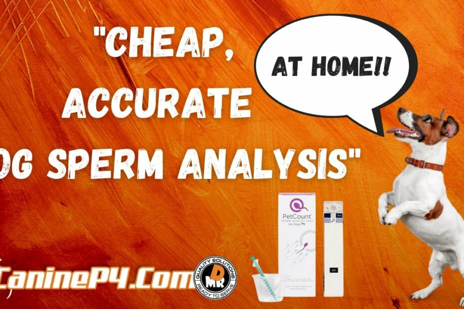 Petcount™ Canine Sperm Analysis Home Test