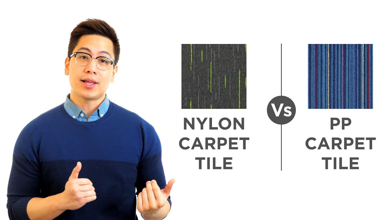 Nylon Carpet Tile Vs Pp Carpet Tile - Youtube