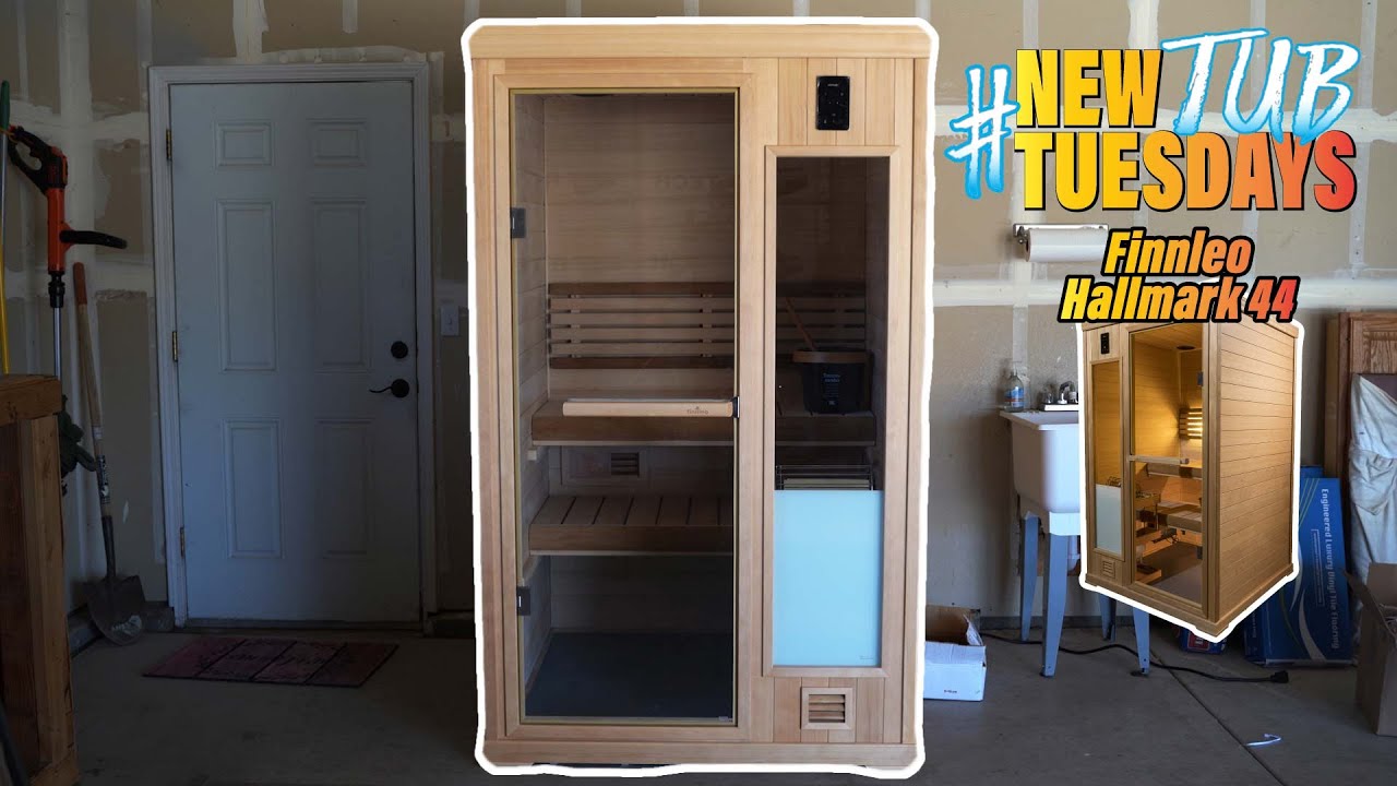 New Tub (Sauna) Tuesdays - Finnleo Hallmark 44 Indoor Sauna Installation In  Garage - Youtube