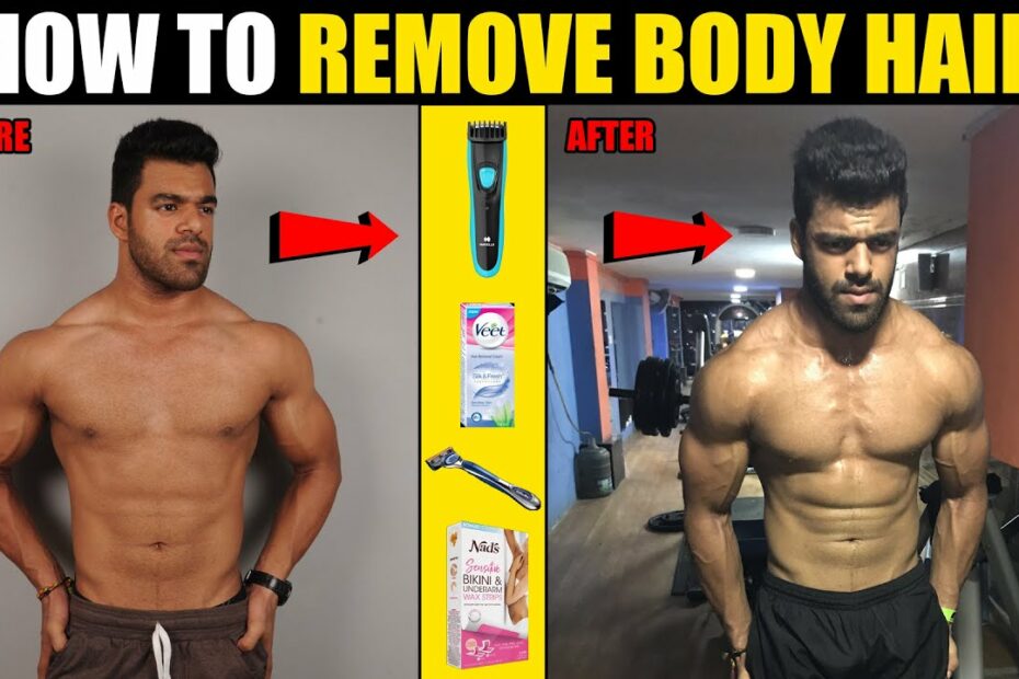 How To Remove Body Hair In Men | Live Demo By Nikhil Nautiyal - Youtube