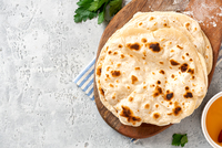 Roti | English Meaning - Cambridge Dictionary