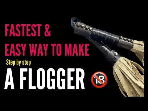 LEATHER FLOGGER - MARTINET - DIY