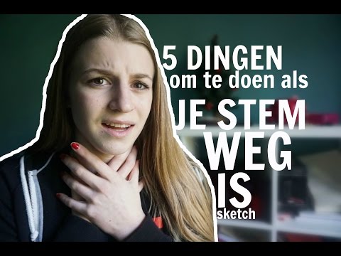 5 DINGEN om te doen als je stem weg is! | Nona Van Braeckel