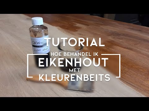 Tutorial: Hoe behandel ik eikenhout met kleurbeits? | DKW Woonvision