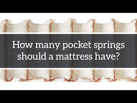 How many pocket springs do I need in a mattress?