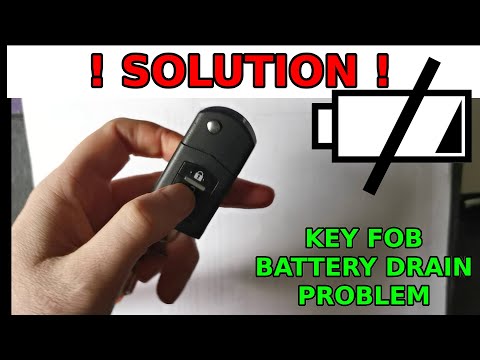 Car key fob draining / eating batteries quickly and dead. Fix the problem for all models.