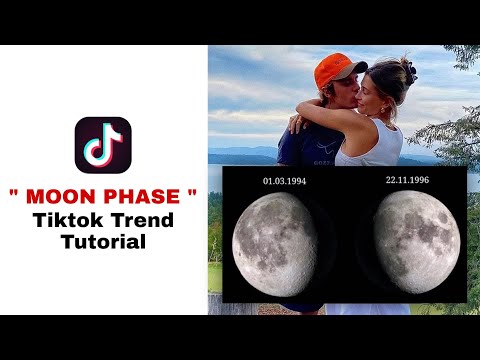 How to find out birth date Moon phase? Moon phase tiktok Trend tutorial | Moon phase soulmate Trend