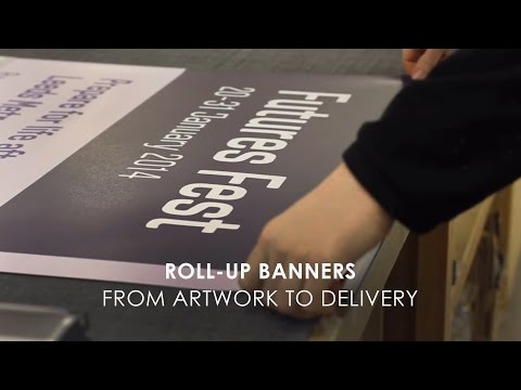 How We Produce Roll-up Banner Displays