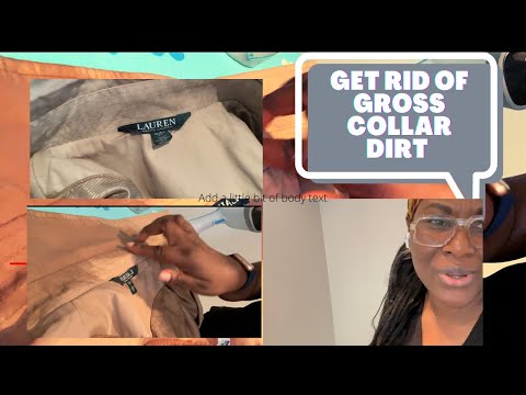 HOW TO CLEAN TRENCH COAT COLLARS  WITHOUT WASHING THE WHOLE COAT/TRENCH COATS.