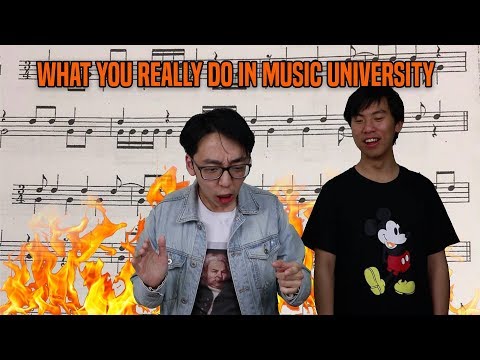 This is what you learn in Music University