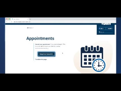 How to make an appointment for the DMV online