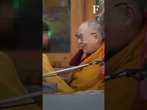 Viral Video Shows Dalai Lama Asking A Young Boy To