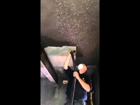 Remove Soot Damage from ceiling and walls