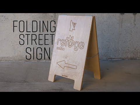 How To Make A Folding Street Sign | Easel Pro