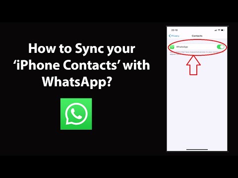 How to Sync your iPhone Contacts with WhatsApp?