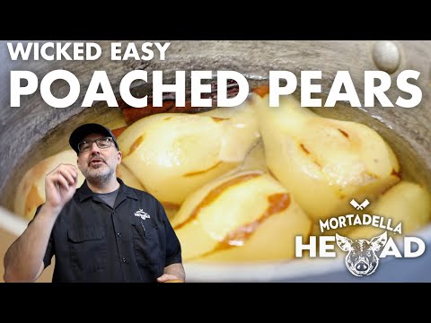 How To Make Poached Pears | Easy Poached Pear Recipe Without Wine