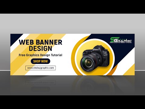 How to create banner in photoshop