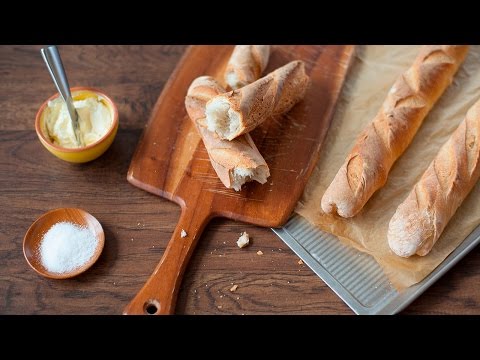 Baguette / stokbrood - zelf Frans stokbrood maken