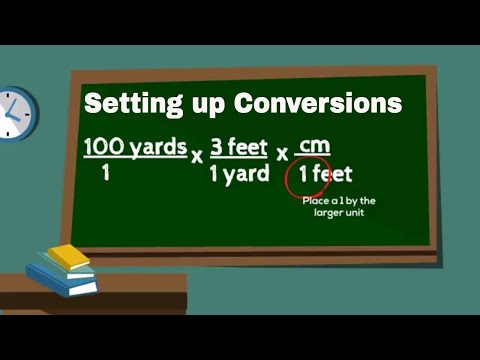 Meters in a football field-Setting up conversions