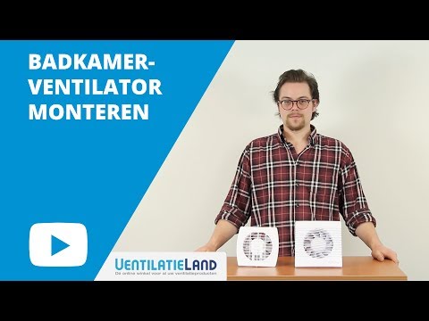 BADKAMERVENTILATOR aansluiten | Stap voor stap | Ventilatieland.nl