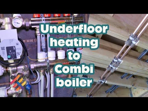 Extension underfloor heating to combi boiler