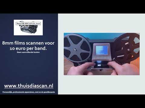 8mm film overzetten naar DVD of USB stick