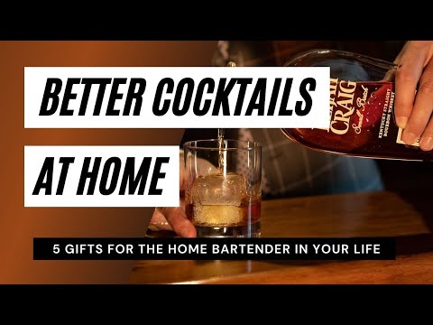 5 Gifts For The Cocktail Lover / Home Bartender || Holiday Gift Guide