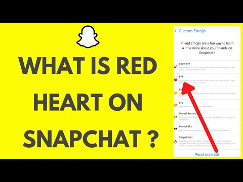 Snapchat Read Heart Emoji: What is Red Heart on Snapchat?