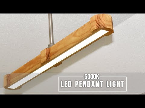 I made a PENDANT Light with DIY Linkable LED