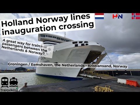 Holland Norway Lines veerboot van Groningen / Eemshaven, Nederland naar Kristiansand, Noorwegen