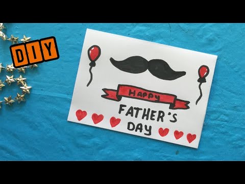 ❤ DIY: LAST MINUTE VADERDAG KAART MAKEN ❤ KNUTSELEN VADERDAG ❤ FATHERS DAY CARDS 5 MINUTE CRAFTS