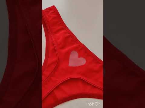 DIY Panties with a heart #Shorts