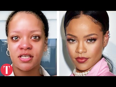 20 Celebrities Who Look Totally Different Underneath Makeup